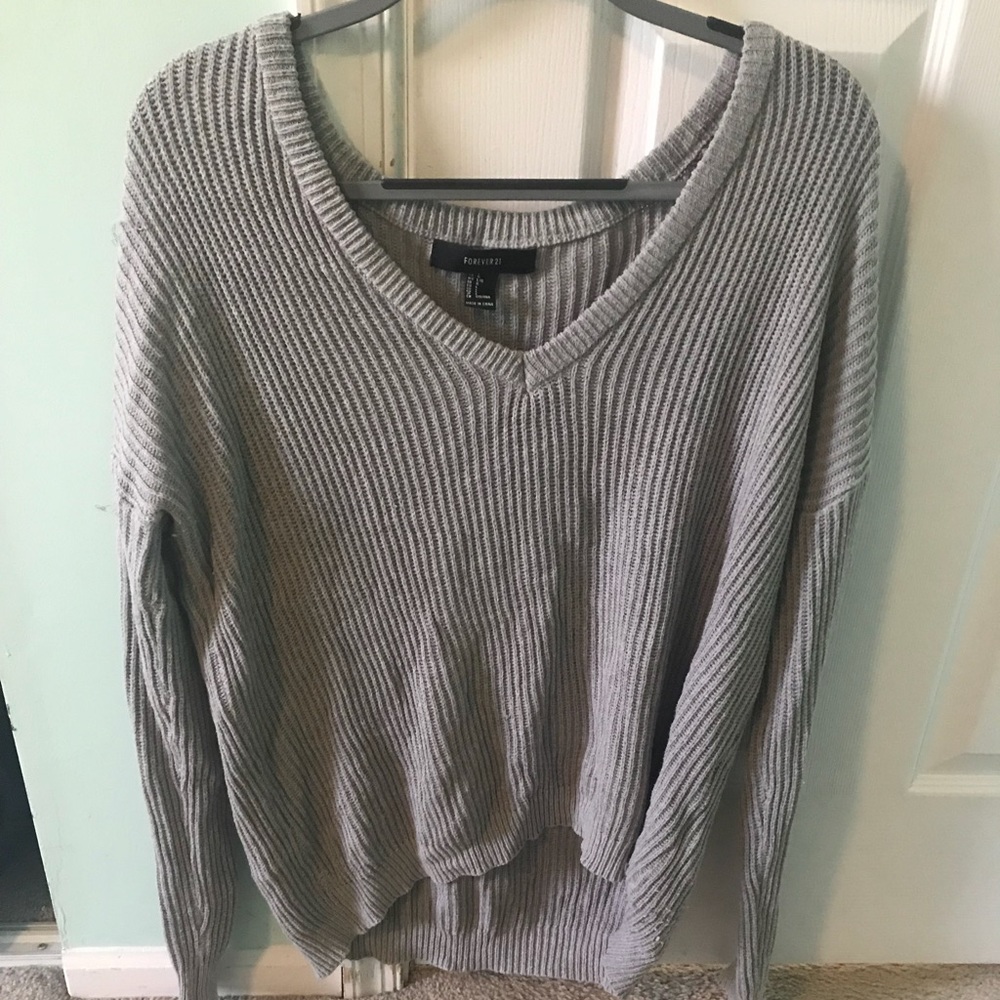 Baby blue/grey sweater